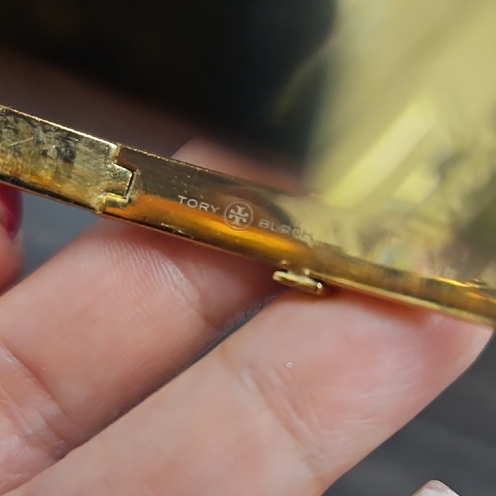 Tory Burch Shiny Gold Bangle